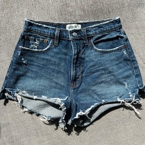 Abercrombie High Rise Mom Shorts